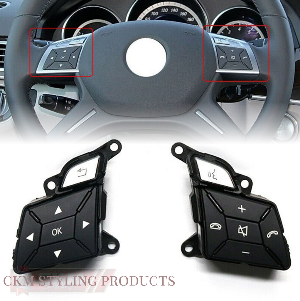 1. steering wheel replacement buttons 2pcs - 2