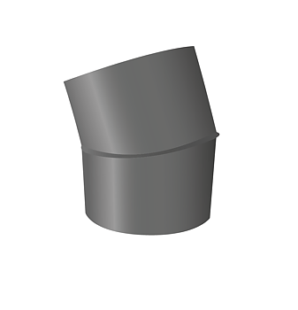 BÖJ UTAN SOTLUCKA Ø150/1 X 15°
