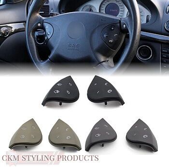 1. steering wheel replacement buttons 2pcs