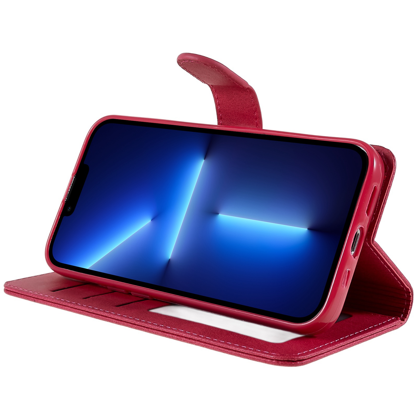 iPhone 13 Pro Max Wallet Case - Pink - 8