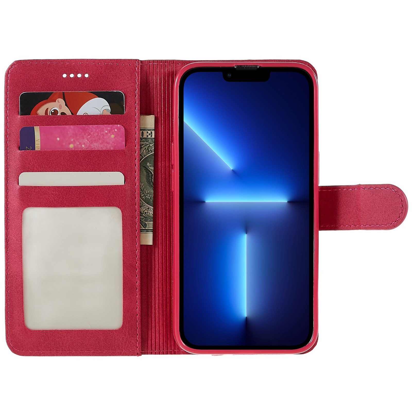 iPhone 13 Pro Max Wallet Case - Pink - 2