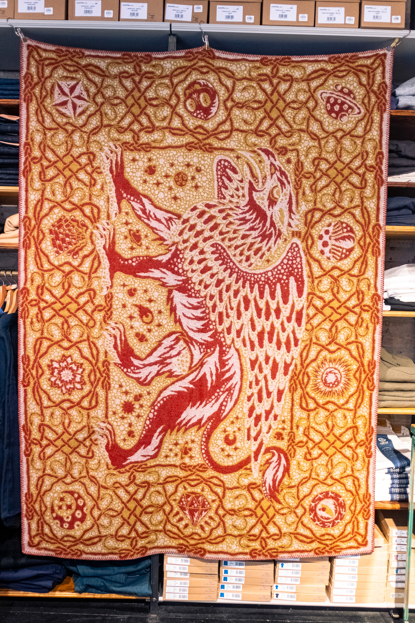 Indigofera - Gryphon Token Pure Wool Blanket - 2
