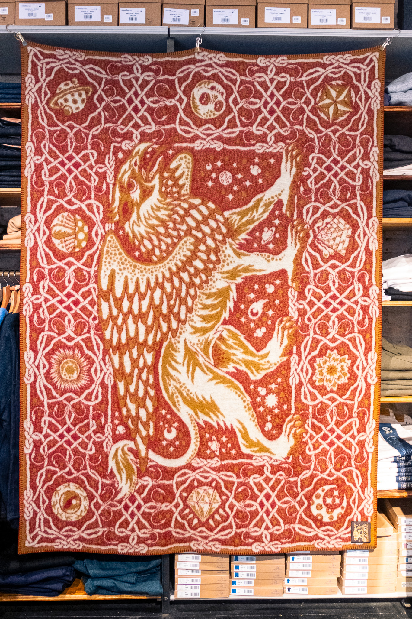 Indigofera - Gryphon Token Pure Wool Blanket
