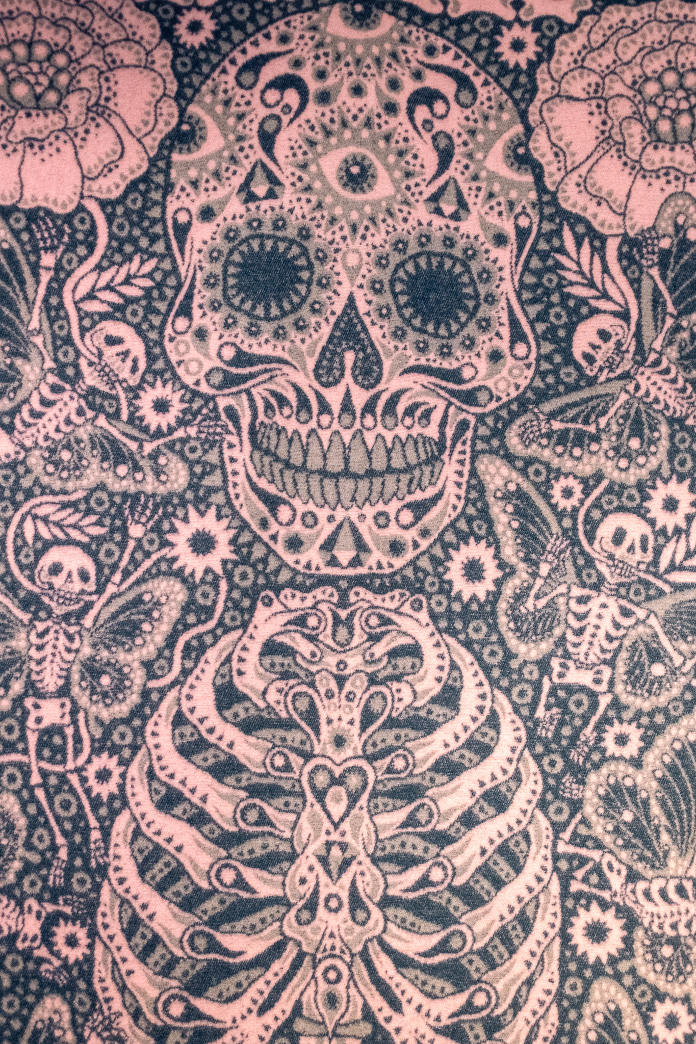 Indigofera - Dia de Muertos Pure Wool Blanket - 3