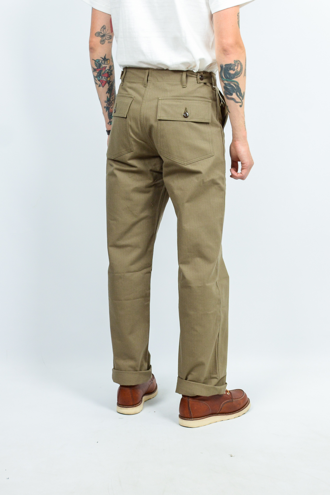 Warehouse & CO - 1086 Military Herringbone Baker Pants OD - Göteborg ...