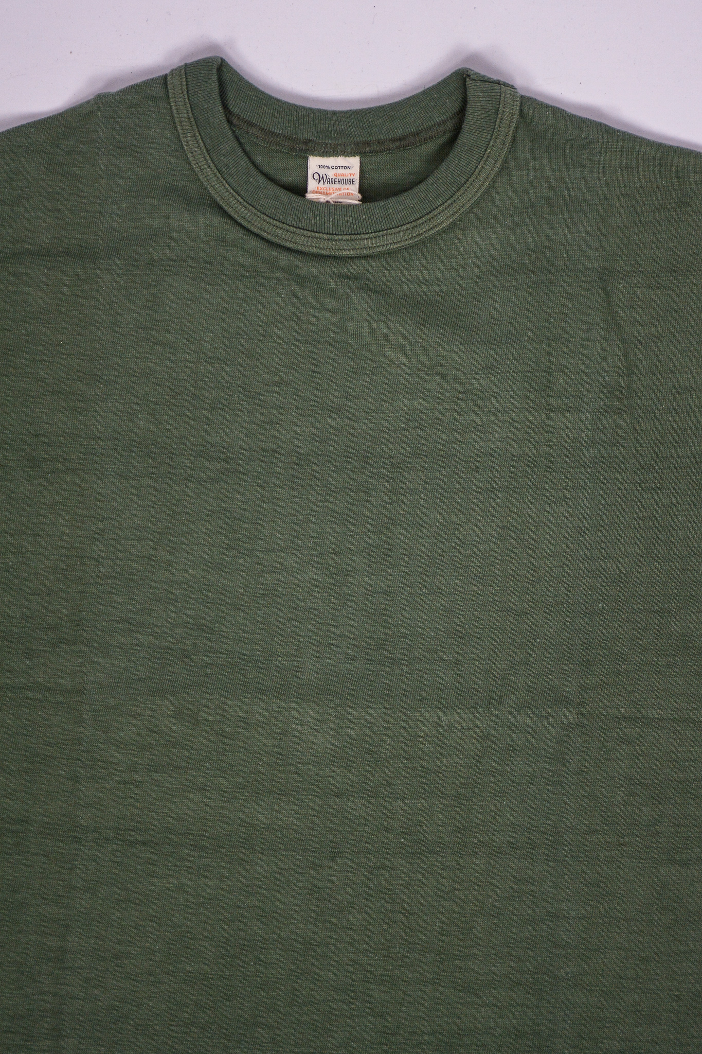 Warehouse & CO - 4601 Plain T-shirt Green - 7