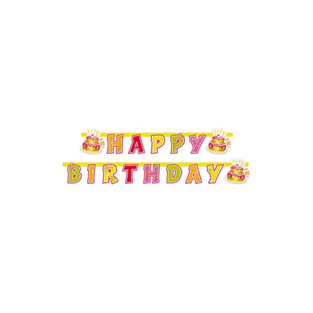 Happy Birthday Banner 180cm
