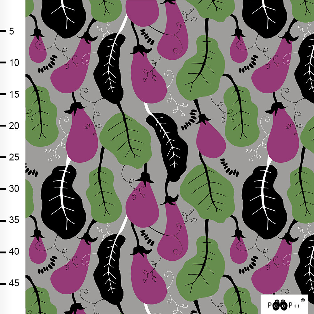 AUBERGINE - GRAY
