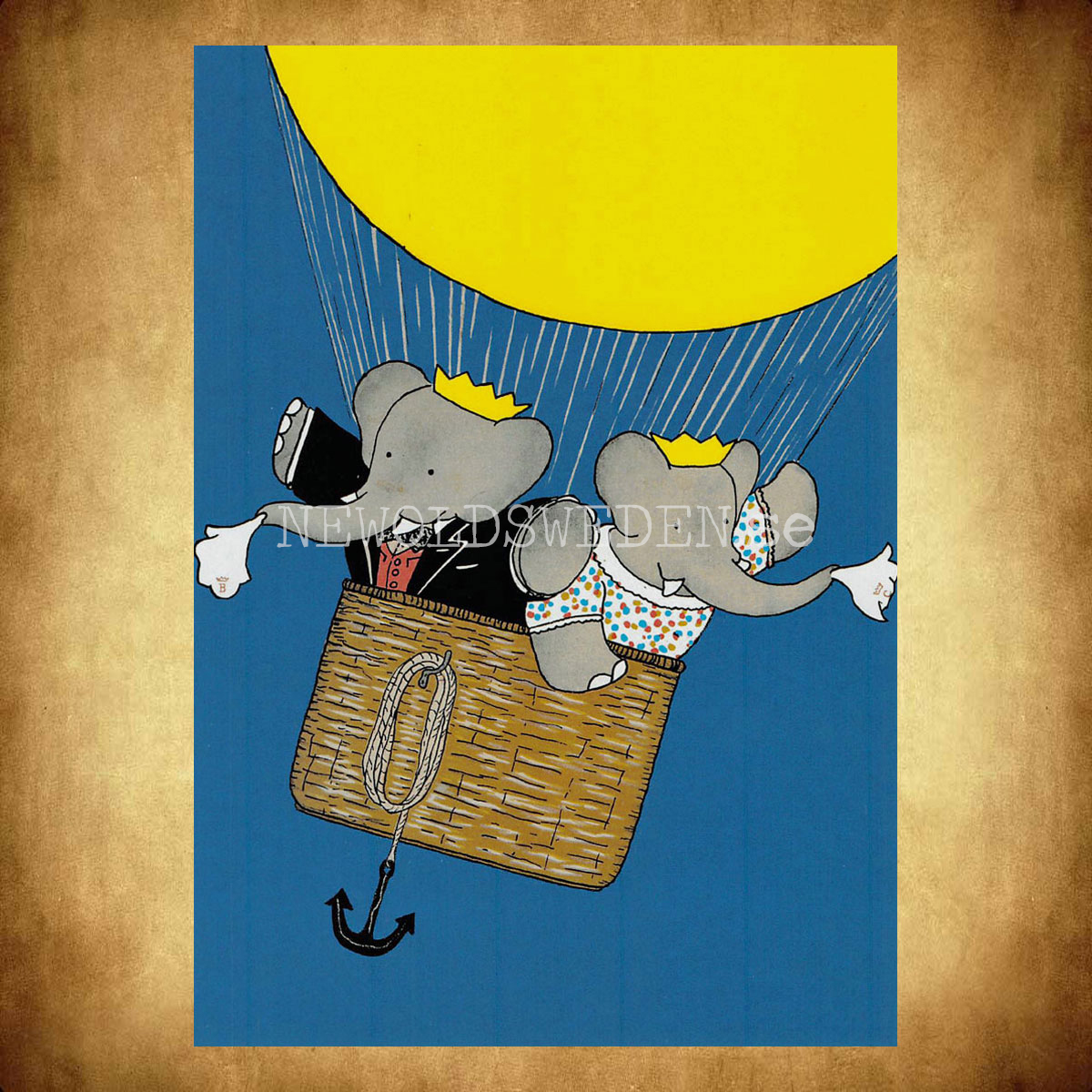 Babar Ballongfärd No: 2 Jean De Brunhoff - 415 - 2