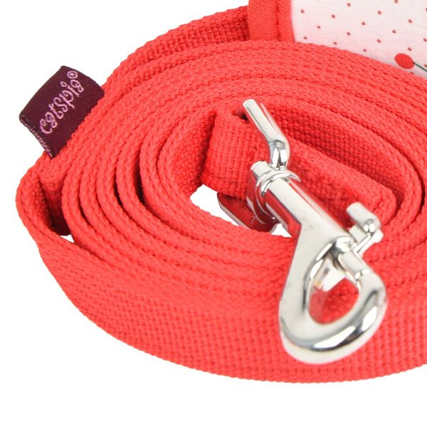 Catspia Cerise Kattkoppel Röd/VIt - 3