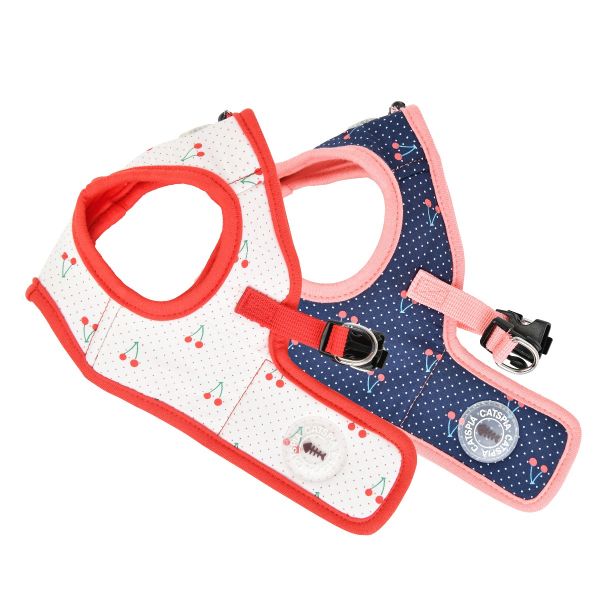 Catspia Cerise Kattsele Västmodell  Röd/Vit - 7