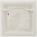 Aimo Nietosvuori (1970s) White Quadratic Wall Plaque with Houseware Motif 17 cm #954