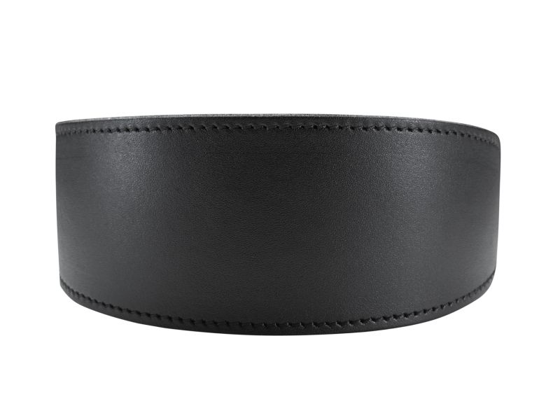 Hunter Läderhalsband Soft Vinthund, Svart