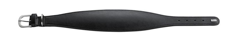 Hunter Läderhalsband Soft Vinthund, Svart - 3