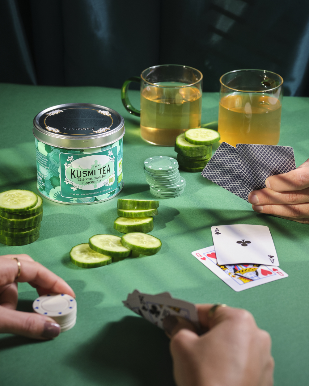 Kusmi Green Cucumber-Mint Ekologisk - Plåtburk 100 gram - 5
