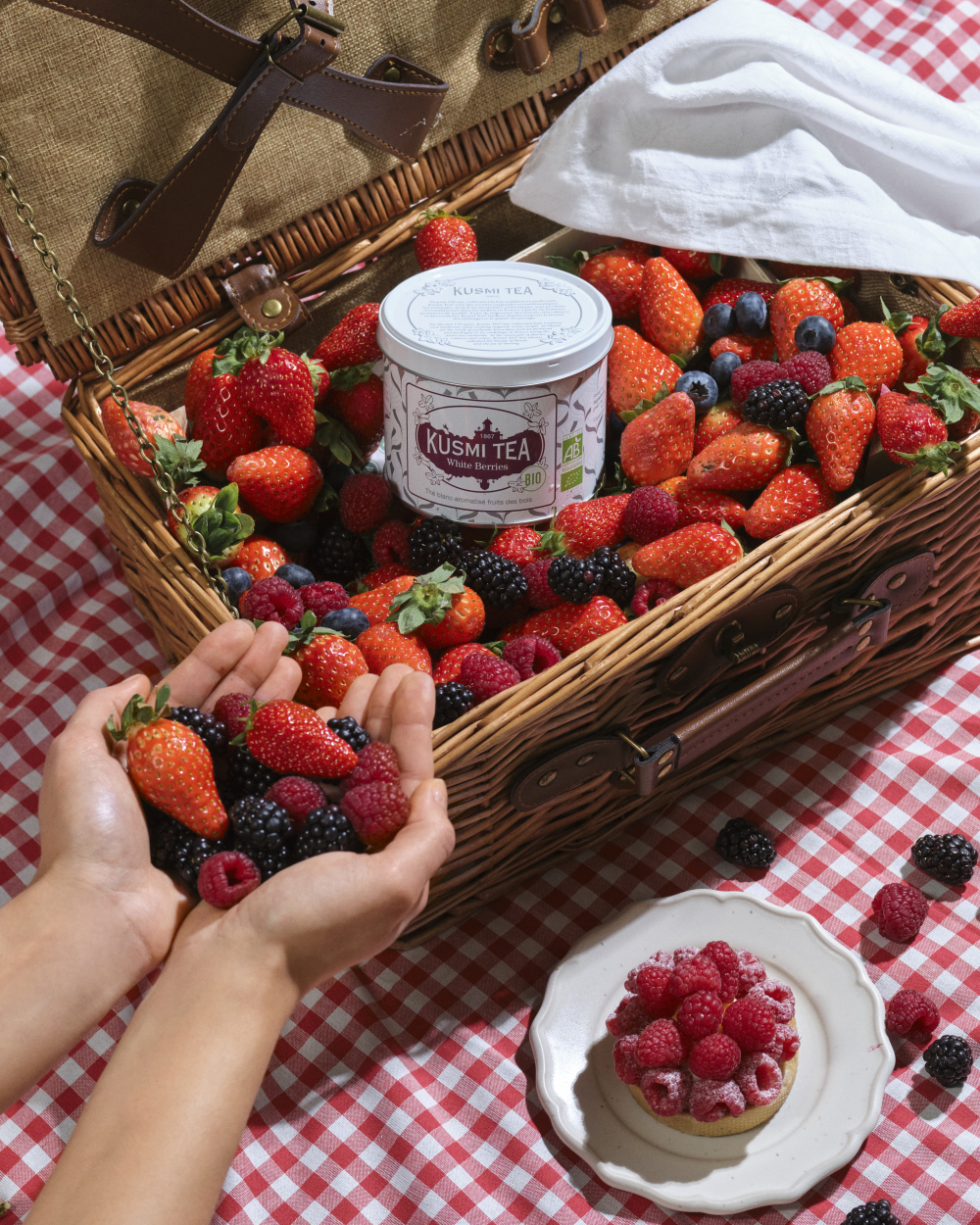 Kusmi White Berries Ekologisk - Plåtburk 90 gram  - 7