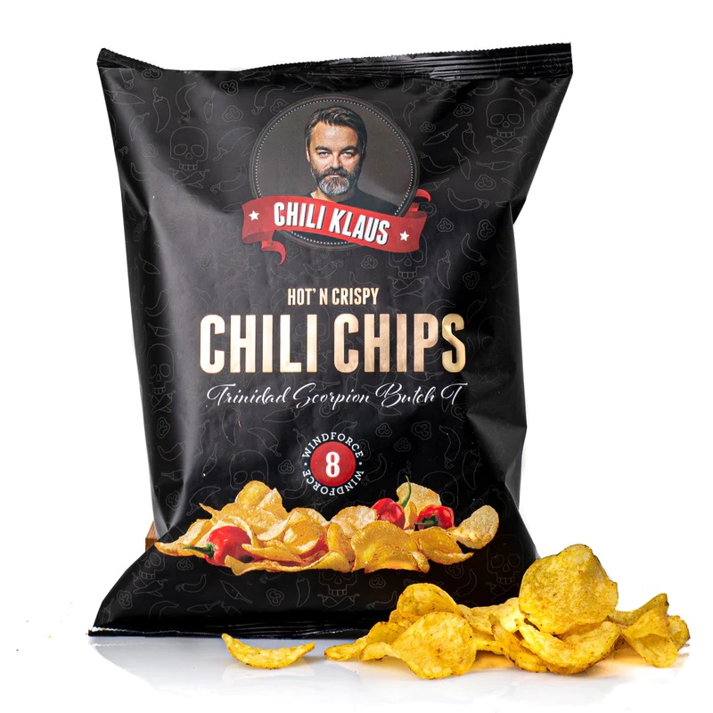 Chili Klaus Chili Chips Trinidad Scorpion Butch T. 150g Actlife7