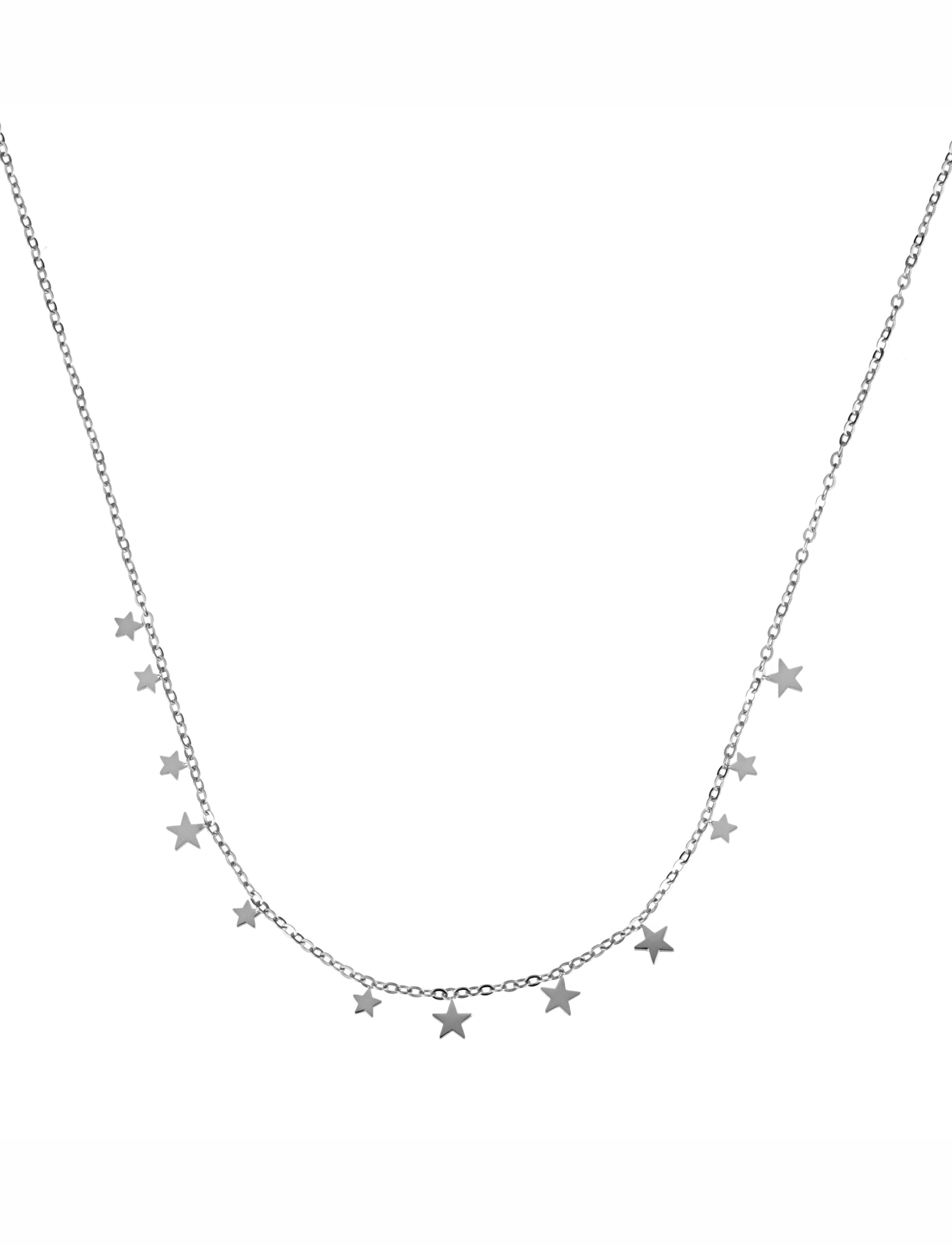 Multistar necklace, steel kids