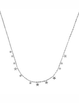 Multistar necklace, steel kids