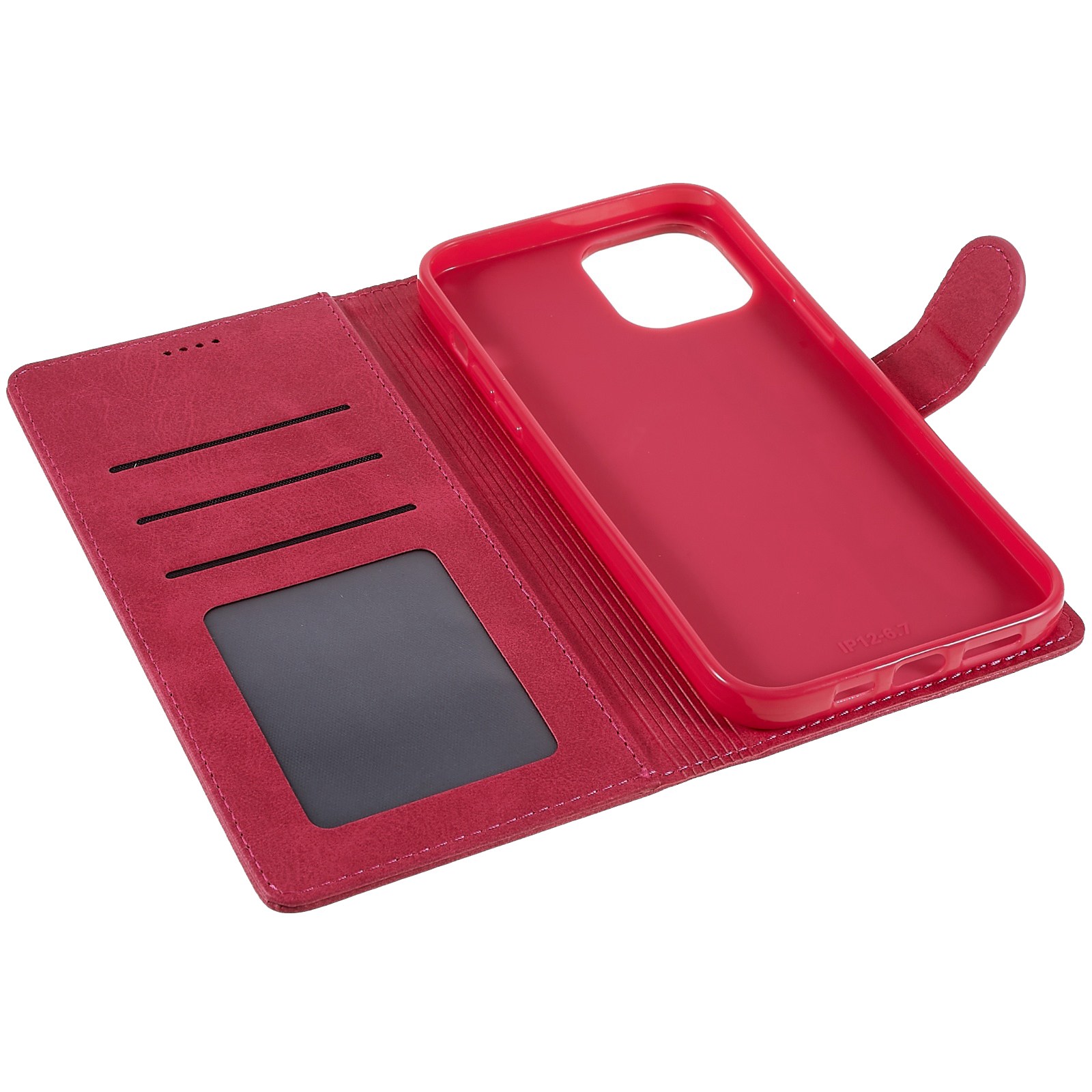 iPhone 12 Pro Max Wallet Case - Pink - 10