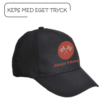 Keps med personligt tryck