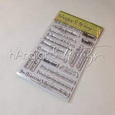HW  Clear Stamps -Djurtexter