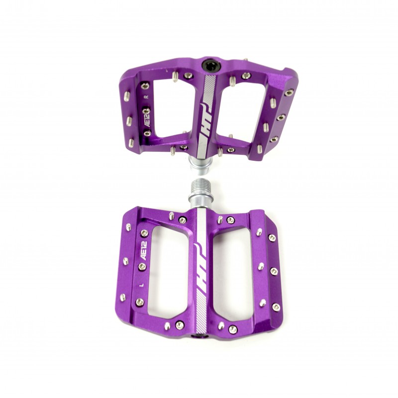 HT AE12 SX Bmx Platform CNC pedal Purple