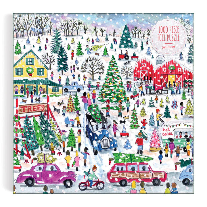 Michael Storrings Christmas Tree Farm 1000 Piece Foil Puzzle - 2