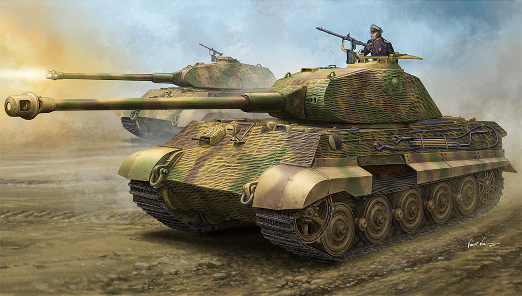 1/35 German Sd.Kfz.182 King Tiger â€œPorsche Turretâ€ w/ Zimmerit