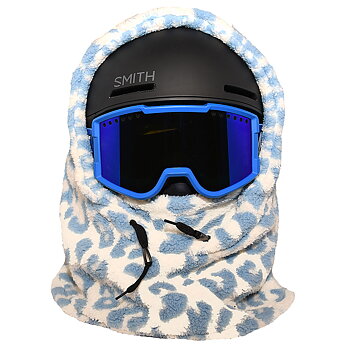 MDXONE Balaclava - Double Plush Giraffe Blue