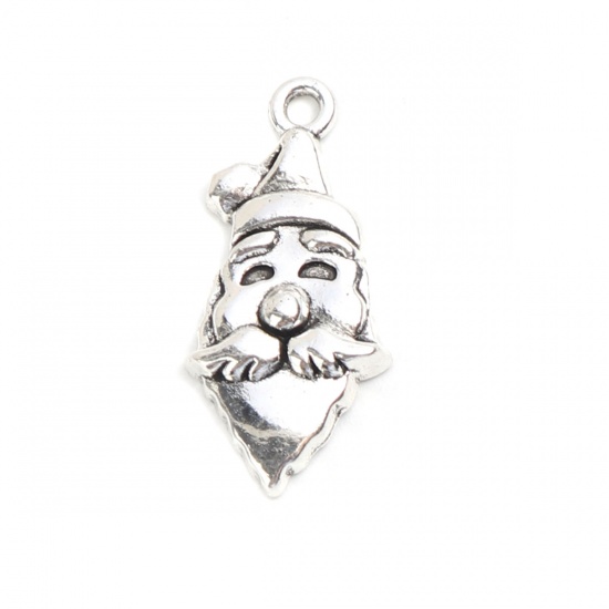 Charm   santa claus silver christmas