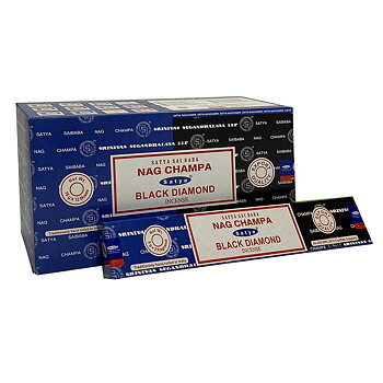 Satya Nag Champa / Black Diamond Rökelse combo paket - 16gm
