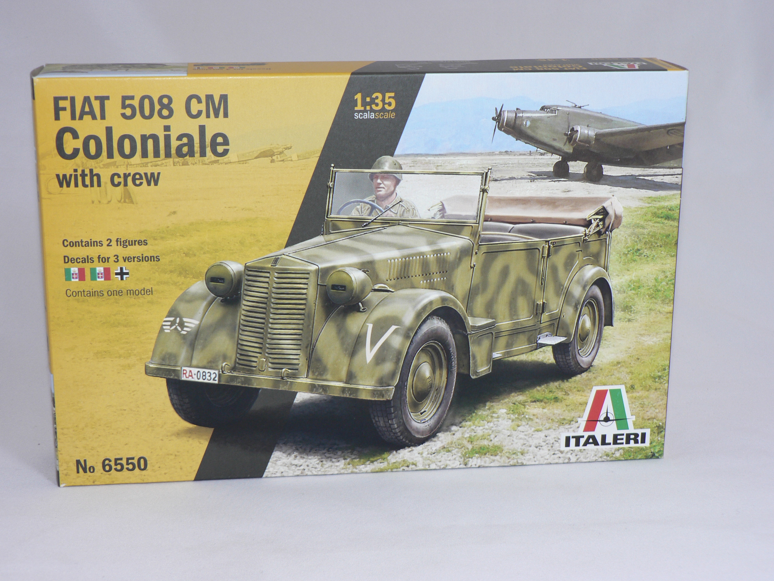 Fiat 508  1939  1:35  Militär Byggsats   Italeri