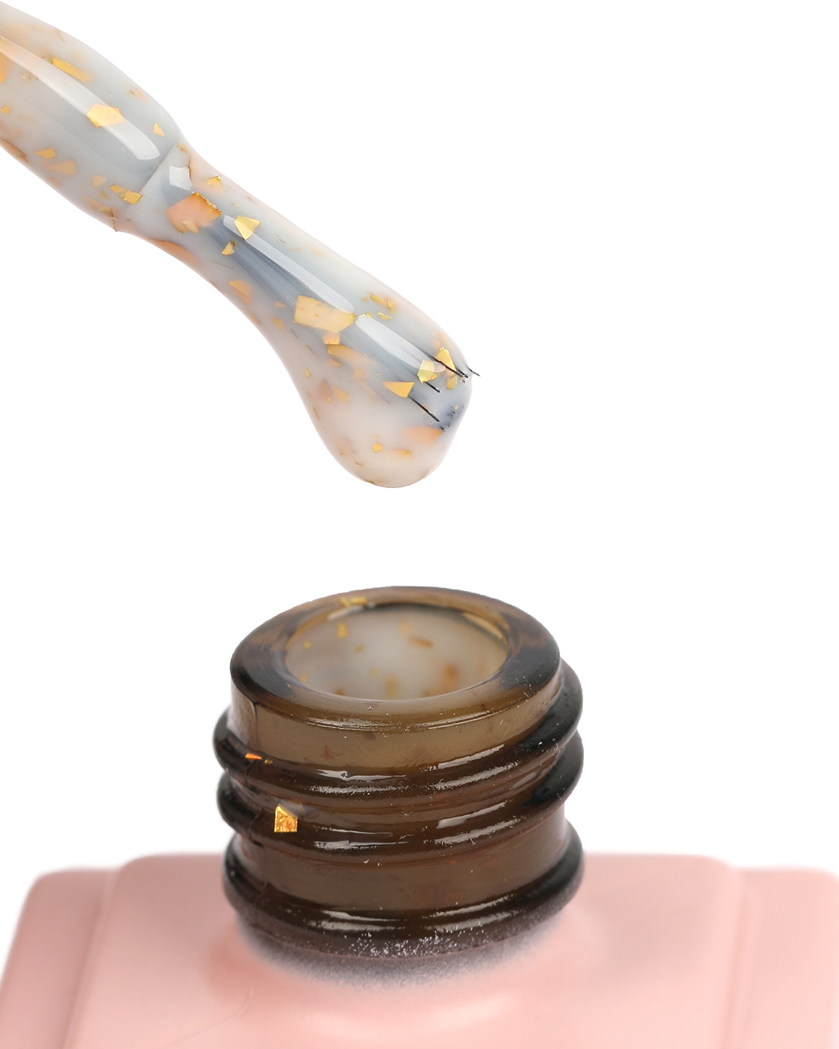 E.MiLac Crispy Base Gel #01 Gold, 9 ml. - 3