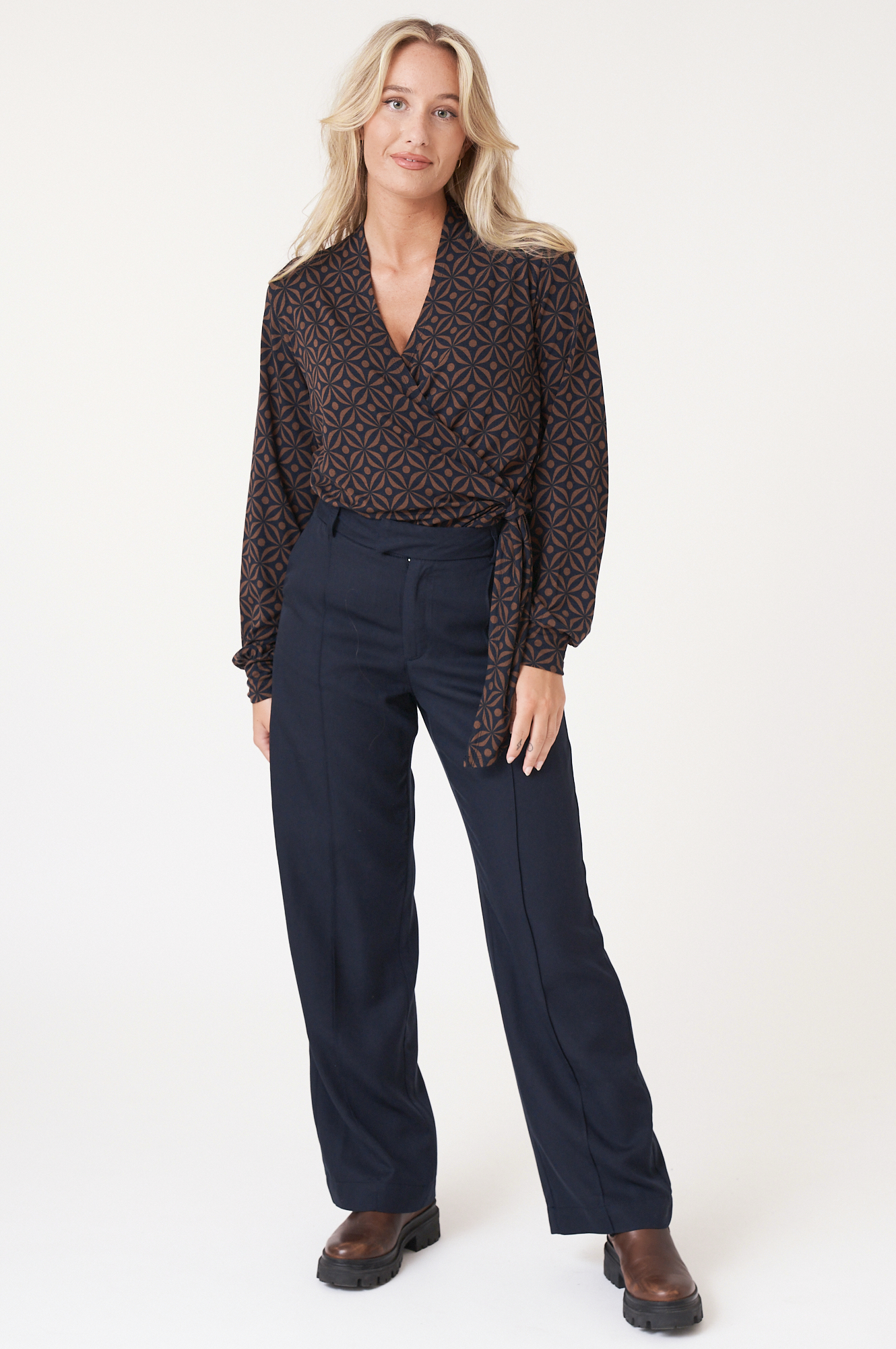 Hillevi trouser  midnight - 2