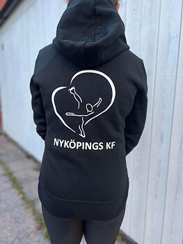 Hoodtröja med dragkedja Nyköpings Konståkningsförening