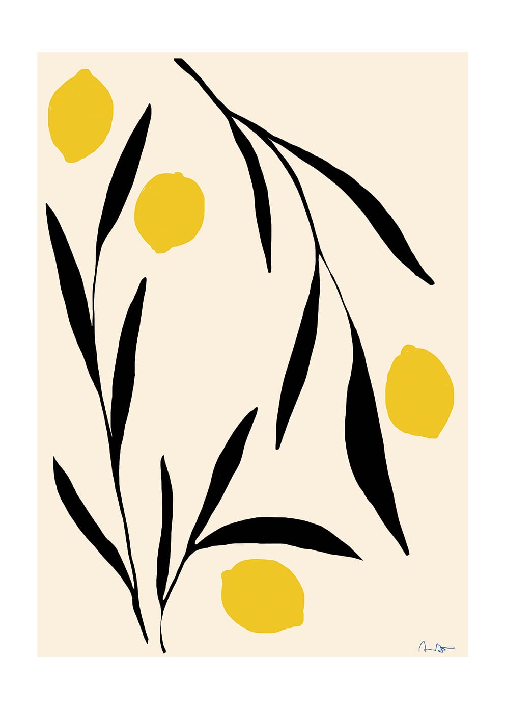 Poster Lemon 50x70 cm