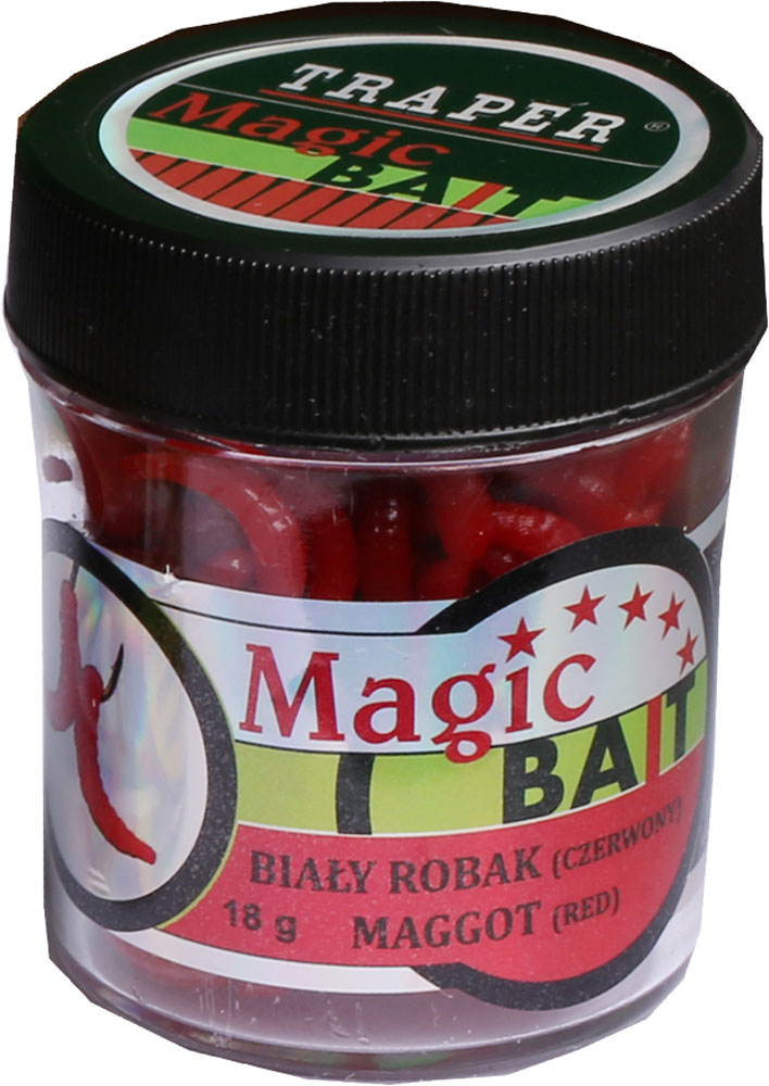 Traper magic bait maggots 18g red