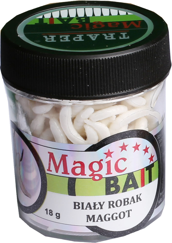 Traper magic bait maggots 18g White
