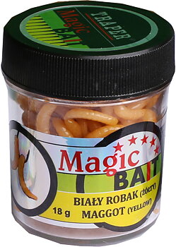 Traper magic bait maggots 18g Naturlig