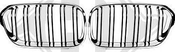 BMW F20/F21 2015 --> Grill/Njurar Chrome/Svarta Dubbelribbade M-Look