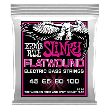 Ernie Ball EB-2814 Flatwound Cobalt Bass 045-100