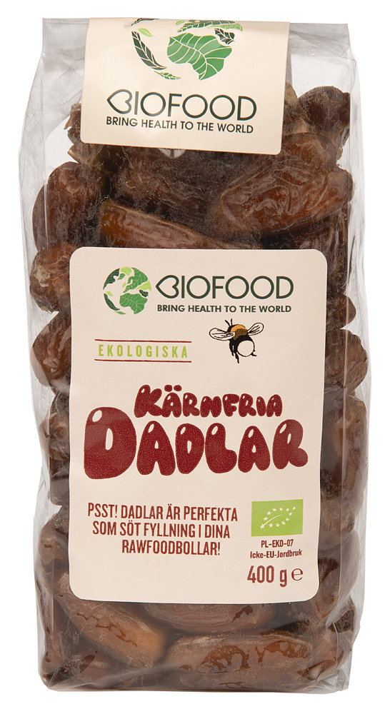 Biofood Dadlar kärnfria 400 g EKO
