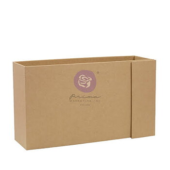 Prima Memory Hardware Chipboard Album 8X5.5X2.5 - Magnetic Folio Slim