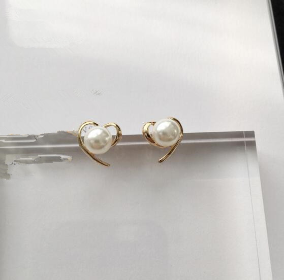 Örhängen "Pearls & Hearts" med 18K Guldplätering - 5