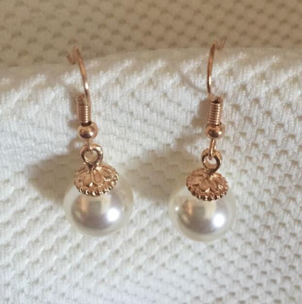 Örhängen "Pearls" med 18K Guldplätering - 2