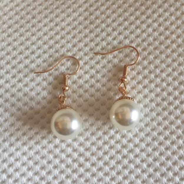 Örhängen "Pearls" med 18K Guldplätering - 3