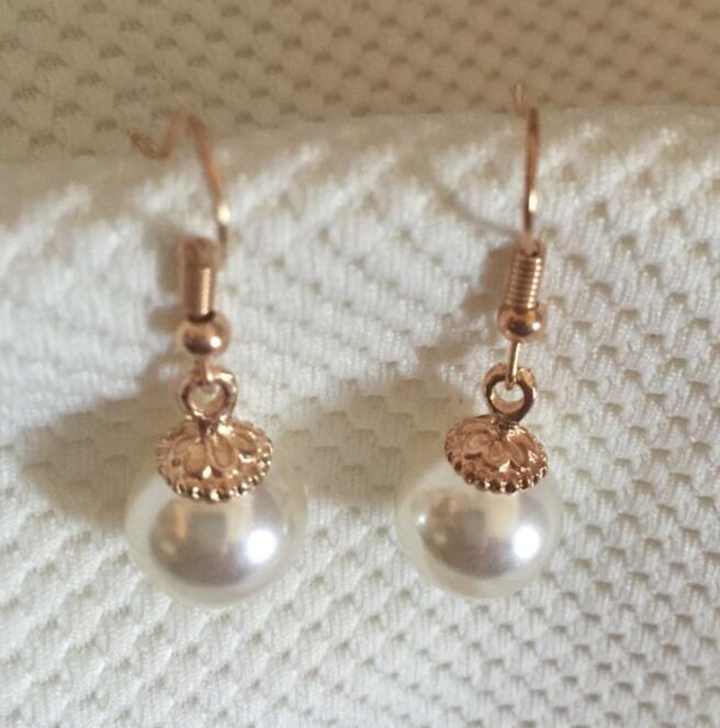 Örhängen "Pearls" med 18K Guldplätering - 4