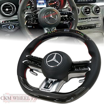 1. Steering sport FACELIFT 2021 LED style Leather/ Carbon/Piano PLUG N PLAY