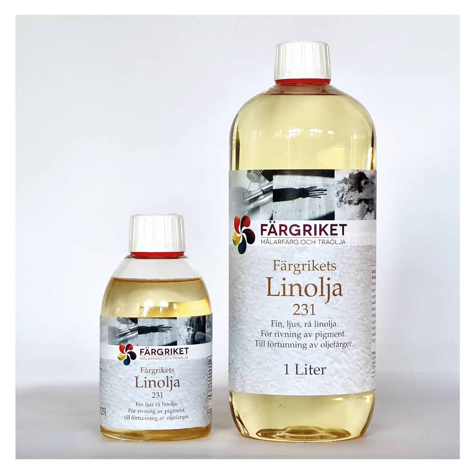 LINOLJA FÄRGRIKET, flera val